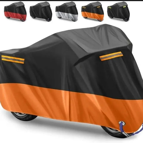 Full Size Scratch & Water Proof CD 70/ 100/ 125 cc Bike COVER Anti Scratch Waterproof & Dust Proof Top